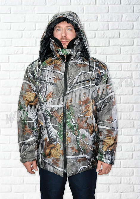 Куртка зимняя мужская "Авиатор" (лес)