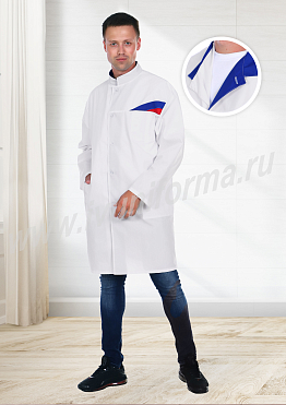 Халат медицинский мужской арт. М-20-72-ТС