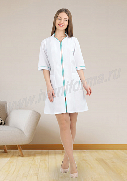Халат медицинский женский арт. М-20-03-ТС